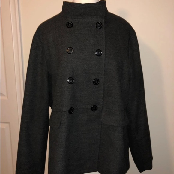 Old Navy Jackets & Blazers - Old Navy Gray Peacoat